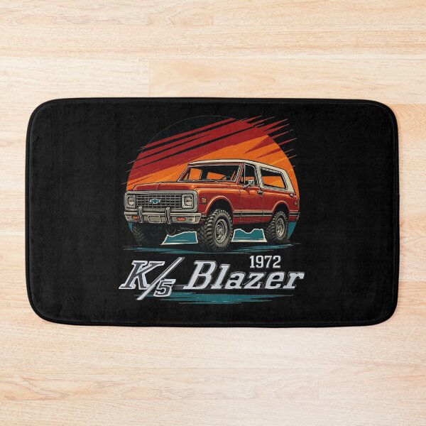 Item preview, 1972 K5 Blazer Retro Sunset Illustration | Classic Chevy Off-Road Legend designed and sold by TheArtOfCar.