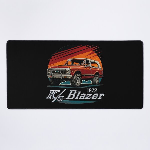 Item preview, 1972 K5 Blazer Retro Sunset Illustration | Classic Chevy Off-Road Legend designed and sold by TheArtOfCar.