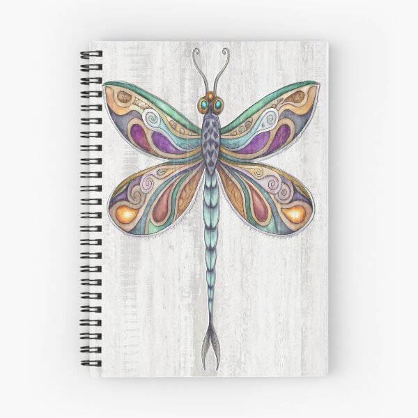 Item preview, Tribal Dragonfly1 Art on Distressed Wood Beautiful Boho Insect Design designed and sold by JumpJammiesTees.