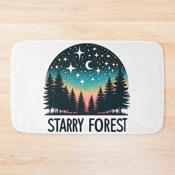 Item preview, starry night, starry forest designed and sold by TrueArtVibes.