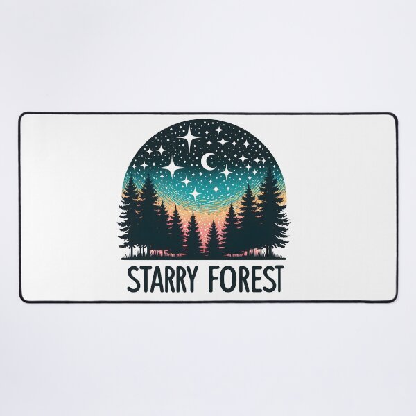 Item preview, starry night, starry forest designed and sold by TrueArtVibes.