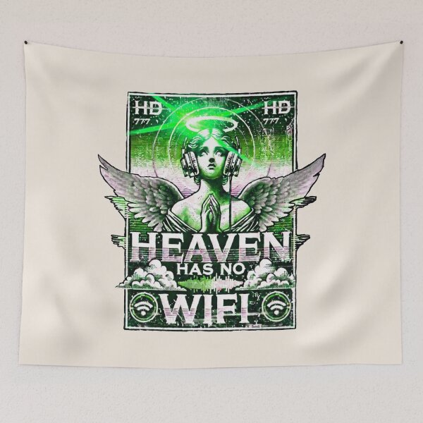 Item preview, Green Heaven Has No Wifi Streetwear  designed and sold by CasualSaints.