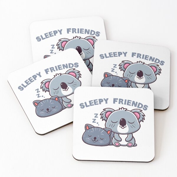 Item preview, Cute Sleepy Friends - Kawaii Gift - Nap Time Mood designed and sold by tinytwist.