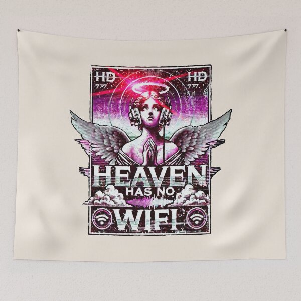 Item preview, Pink Heaven Has No Wifi Streetwear  designed and sold by CasualSaints.