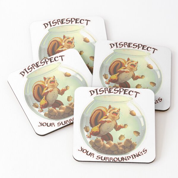 Item preview, disrespect your surroundings squirrel designed and sold by alexpressive.