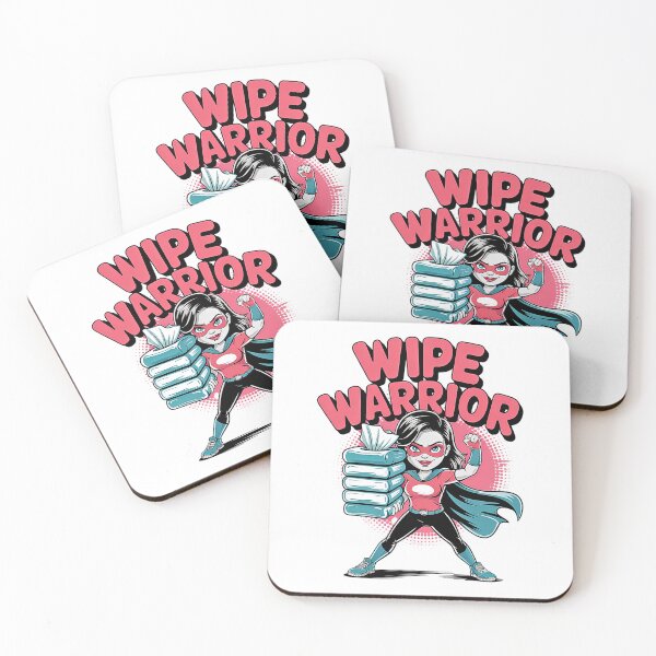 Item preview, Wipe Warrior Mom Superhero Funny Parenting designed and sold by Taans-Creation.