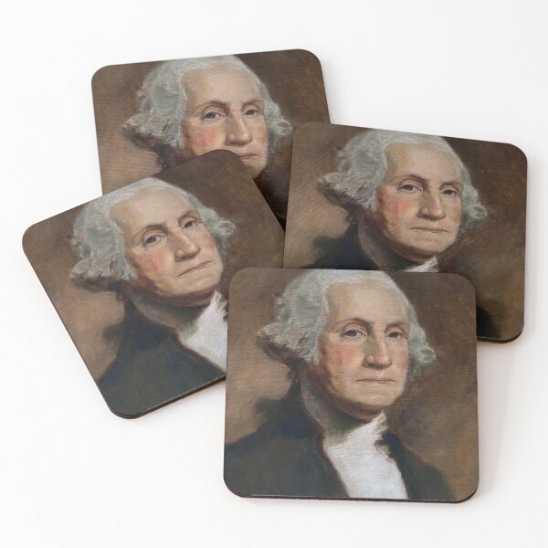 Item preview, Painting of George Washington by David Noot (after Gilbert Stuart) 11"x14" designed and sold by DavidNoot.