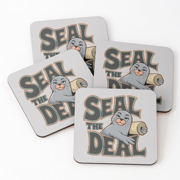 Item preview, Seal the Deal Funny Pun Design designed and sold by WildlifeInc.