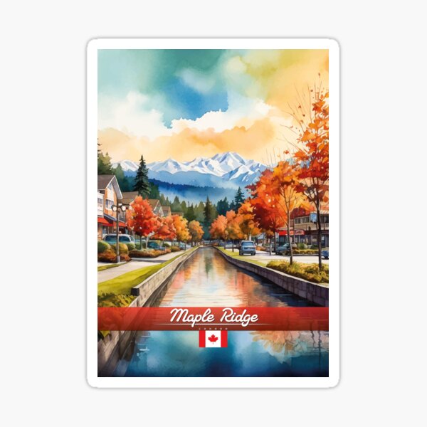 Item preview, Maple Ridge Canada Travel  designed and sold by Thistle-TShop.