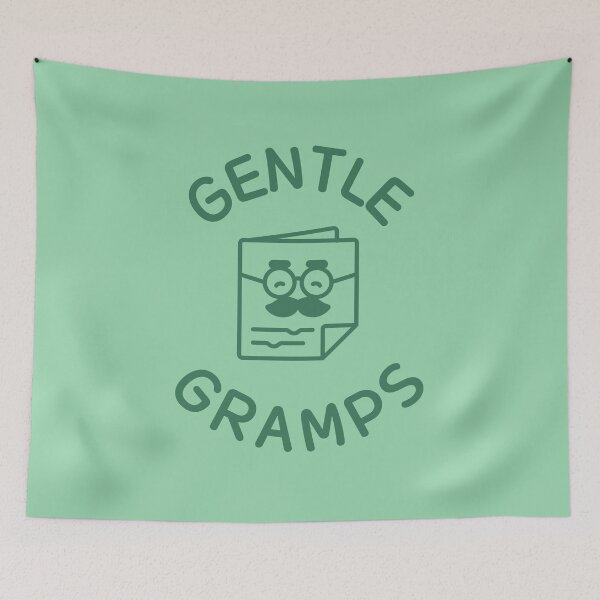 Item preview, Gentle Grandpa Reading the News | Cozy Vintage Cartoon Character Design designed and sold by JOOKDesign.