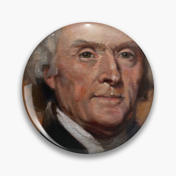 Item preview, Thomas Jefferson by David Noot (after Rembrandt Peale) 11"x14" oil on canvas designed and sold by DavidNoot.