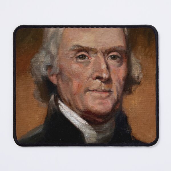 Item preview, Thomas Jefferson by David Noot (after Rembrandt Peale) 11"x14" oil on canvas designed and sold by DavidNoot.