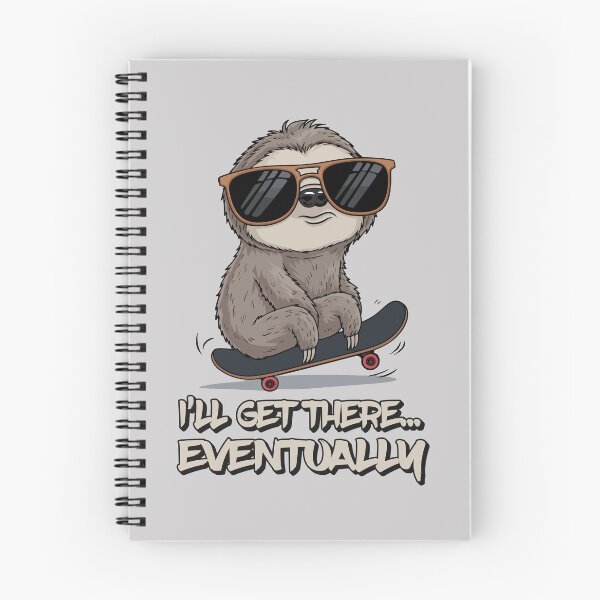 Item preview, Sloth Skateboard Chill Vibes designed and sold by WildlifeInc.
