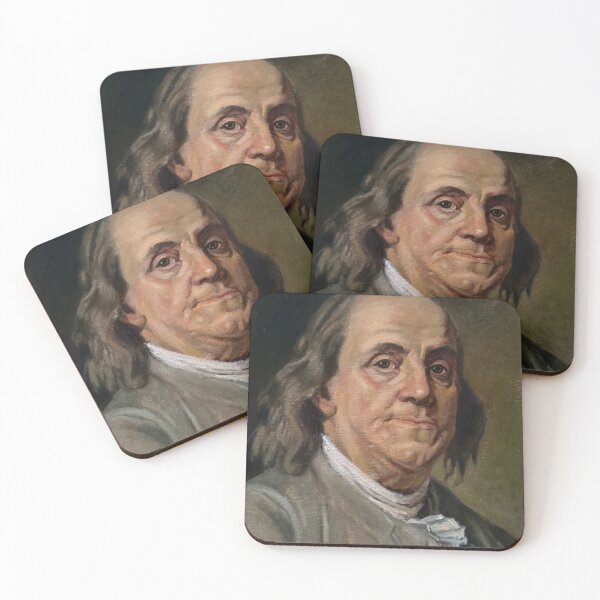 Item preview, Benjamin Franklin by David Noot (after Gilbert Stuart) 11"x14" oil on canvas designed and sold by DavidNoot.