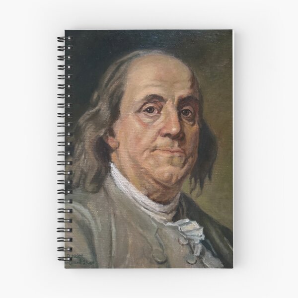 Item preview, Benjamin Franklin by David Noot (after Gilbert Stuart) 11"x14" oil on canvas designed and sold by DavidNoot.