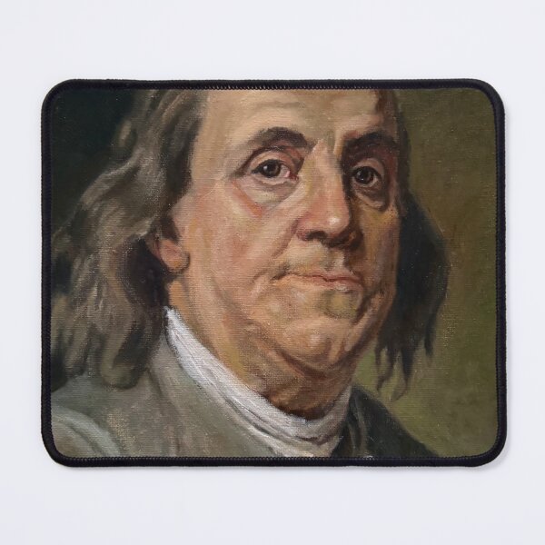 Item preview, Benjamin Franklin by David Noot (after Gilbert Stuart) 11"x14" oil on canvas designed and sold by DavidNoot.