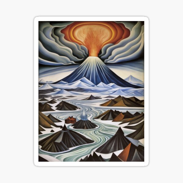 Item preview, Icelandic landscape Iceland Volcano Number 1 designed and sold by retrographics.