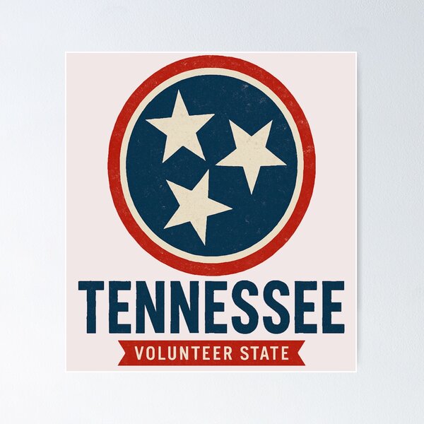 Item preview, Tri-Star Pride: Vintage Style Tennessee Flag Tribute designed and sold by Globalcitytees.