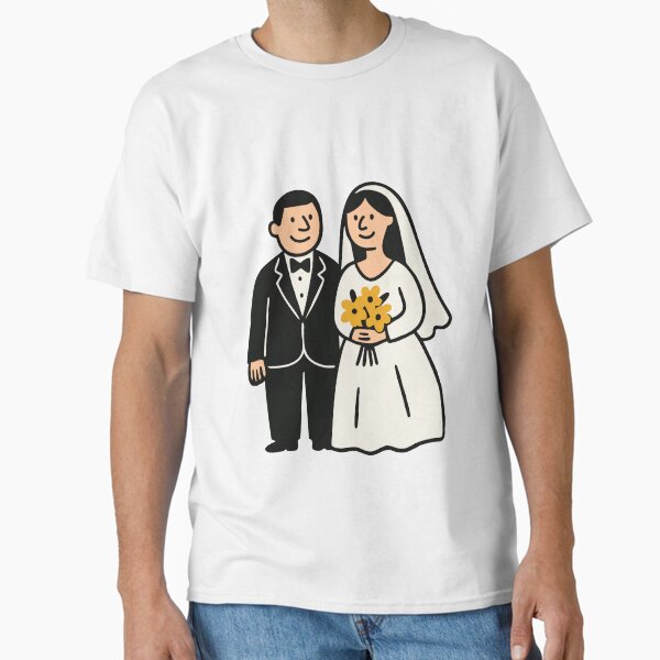 Item preview, Wedding Bliss | Bride and Groom Romantic Couple Illustration Design designed and sold by JOOKDesign.