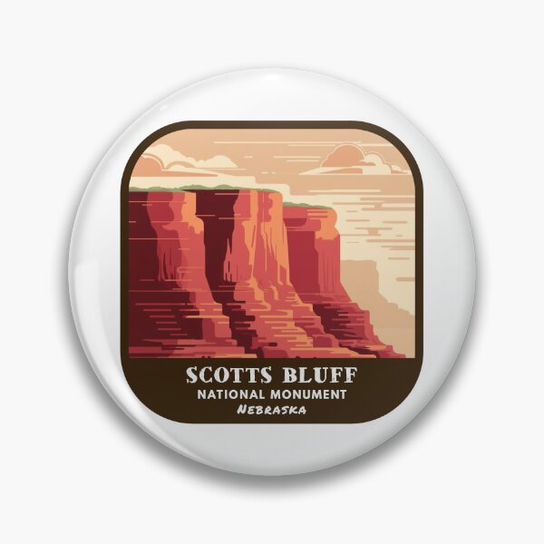 Item preview, Vintage Scotts Bluff National Monument (Nebraska) designed and sold by RabbitK.
