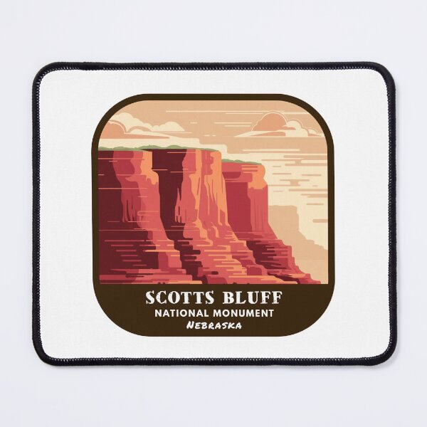 Item preview, Vintage Scotts Bluff National Monument (Nebraska) designed and sold by RabbitK.