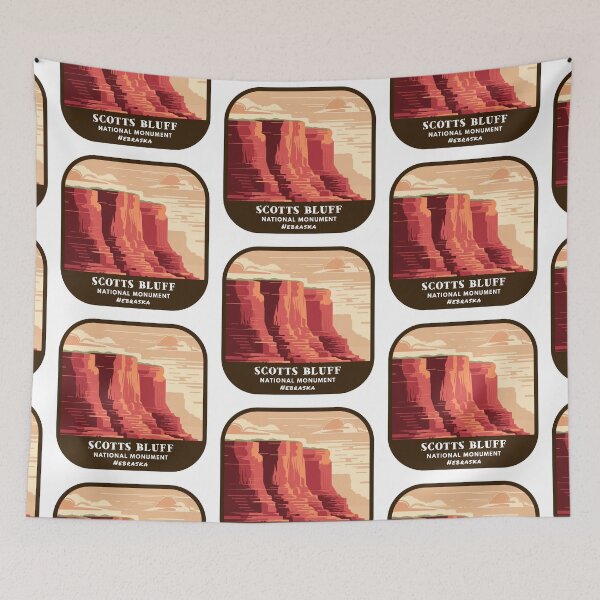 Item preview, Vintage Scotts Bluff National Monument (Nebraska) designed and sold by RabbitK.