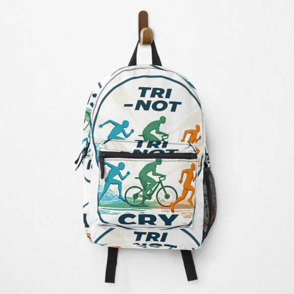 Item preview, TRI NOT CRY – Triathlon Motivation Design designed and sold by Triathlongram.