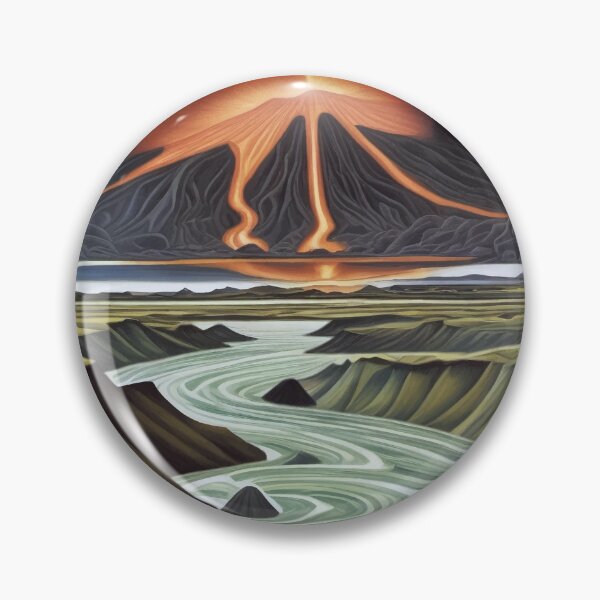 Item preview, Icelandic landscape Iceland Volcano Number 2 designed and sold by retrographics.