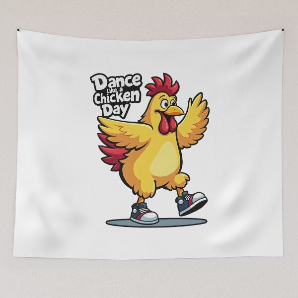 Item preview, Full Feather Energy – Dance Like a Chicken Day designed and sold by CreativoDesign.
