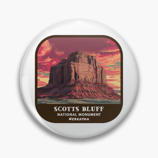 Item preview, Vintage Scotts Bluff National Monument (Nebraska) designed and sold by RabbitK.
