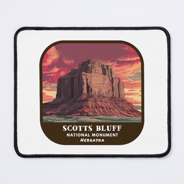 Item preview, Vintage Scotts Bluff National Monument (Nebraska) designed and sold by RabbitK.