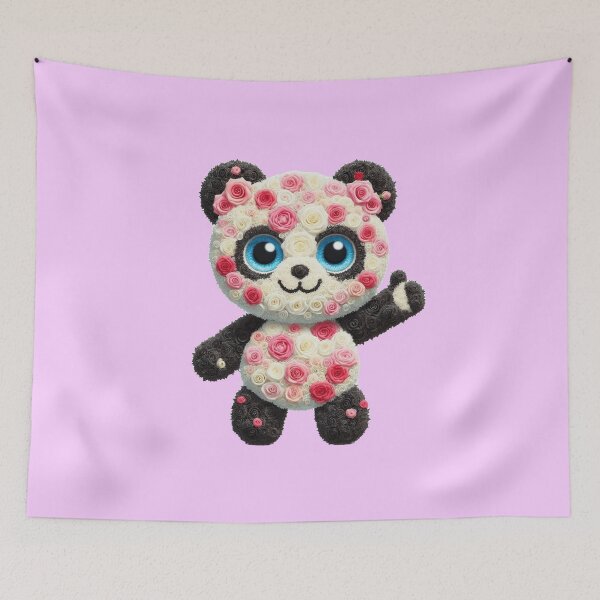 Item preview, Flower Panda 10 designed and sold by PANDALOVEART.