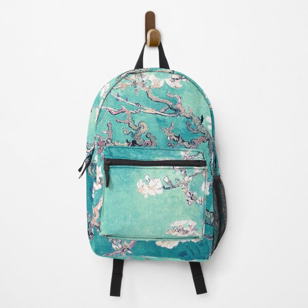 Vista previa del artículo con la obra «Vincent Van Gogh Almendros en flor Elegancia turquesa», diseñado y vendido por PureVintageLove.