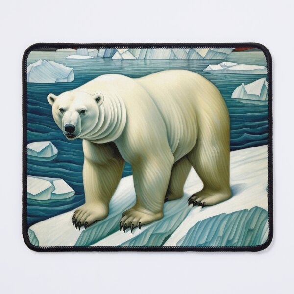Item preview, Polar Bear Arctic Landscape Number 1 designed and sold by retrographics.