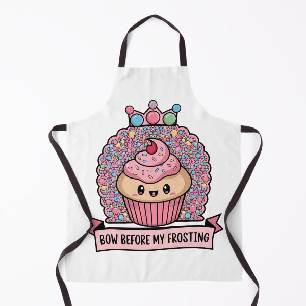Item preview, Cute Bow Before My Frosting Funny Cupcake Princess Design designed and sold by badburropress.
