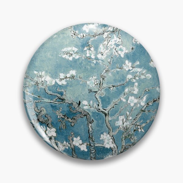 Item preview, Vincent Van Gogh Almond Blossoms Teal Elegance designed and sold by PureVintageLove.