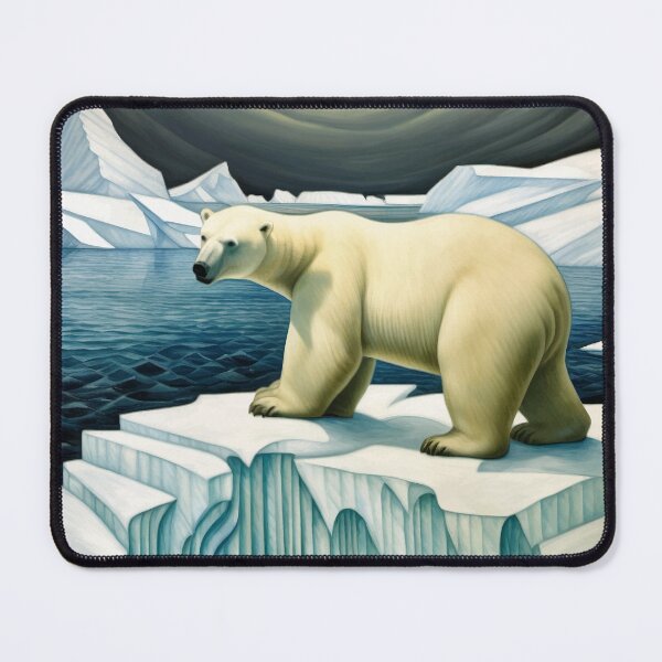 Item preview, Polar Bear Arctic Landscape Number 2 designed and sold by retrographics.