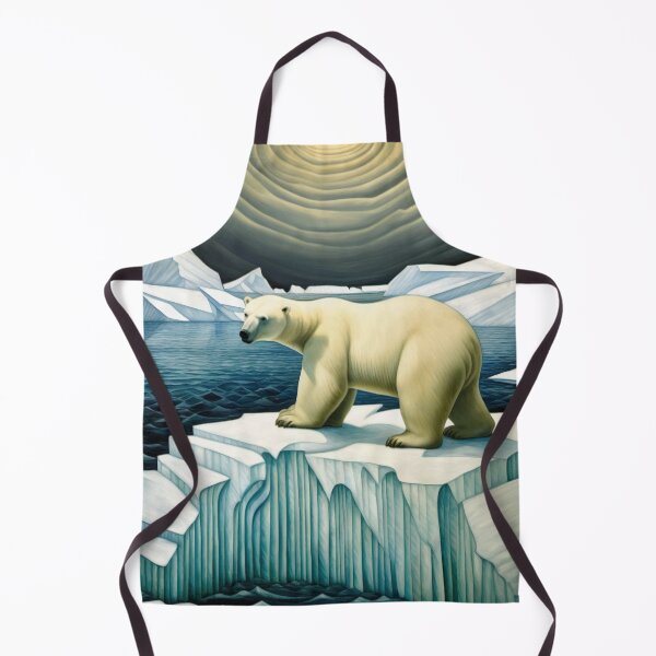 Item preview, Polar Bear Arctic Landscape Number 2 designed and sold by retrographics.
