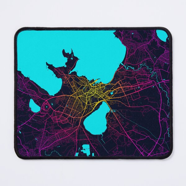 Item preview, Tallinn City Map of Estonia - Neon designed and sold by deMAP.