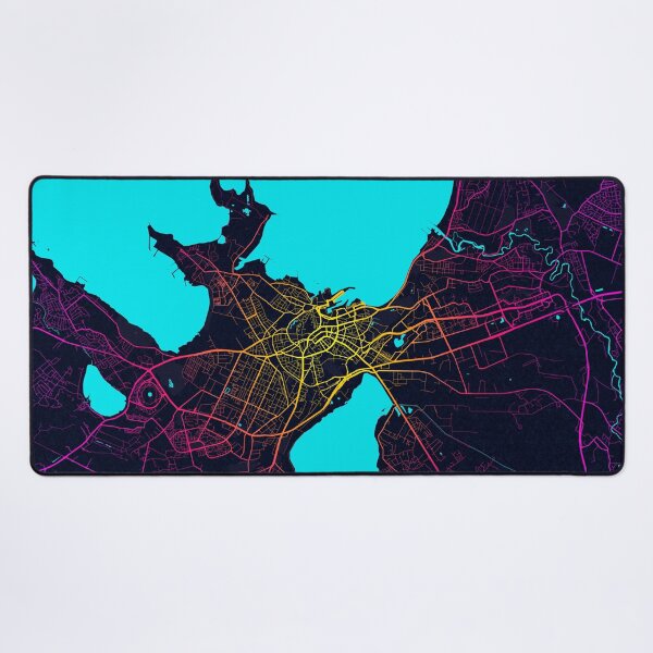 Item preview, Tallinn City Map of Estonia - Neon designed and sold by deMAP.
