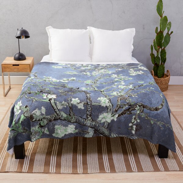 Item preview, Vincent Van Gogh Almond Blossoms Steel Blue Elegance designed and sold by PureVintageLove.