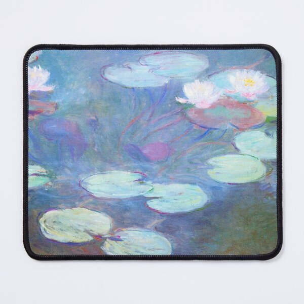 Item preview, Water Lilies Monet pastel pond designed and sold by PureVintageLove.