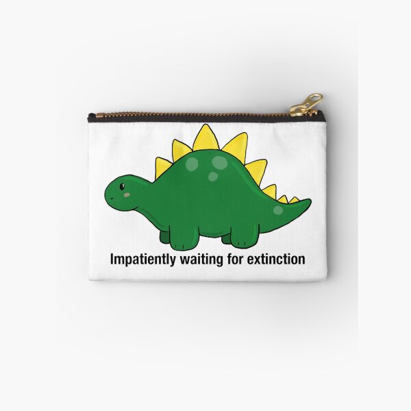Item preview, Impatiently Waiting for Extinction – Funny Chunky Dinosaur Art | Sad Prehistoric Mood designed and sold by graceirisart.