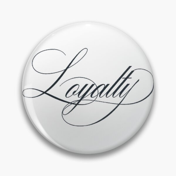 Item preview, Loyalty copperplate calligraphy  designed and sold by ArtByZazu.