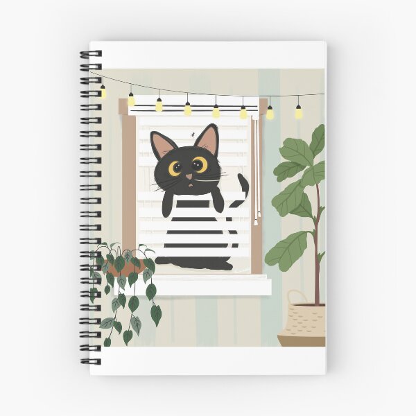 Item preview, Cat caught in the window designed and sold by Wild-N-Whimsy.