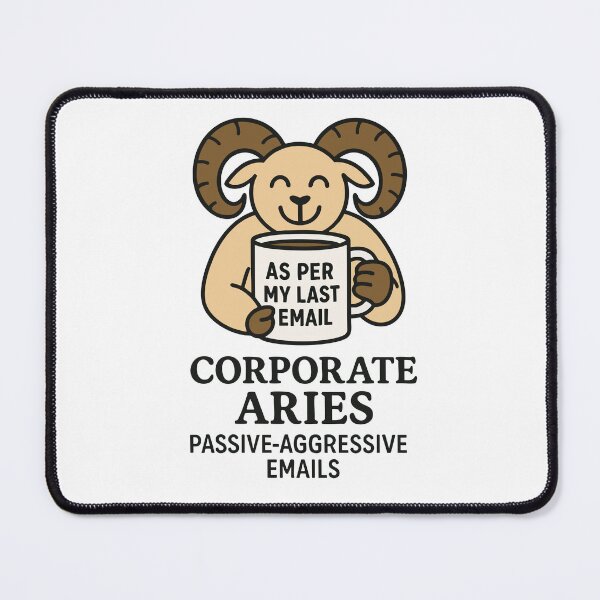 Item preview, Corporate Aries Zodiac Sign designed and sold by BarelyDesigned.
