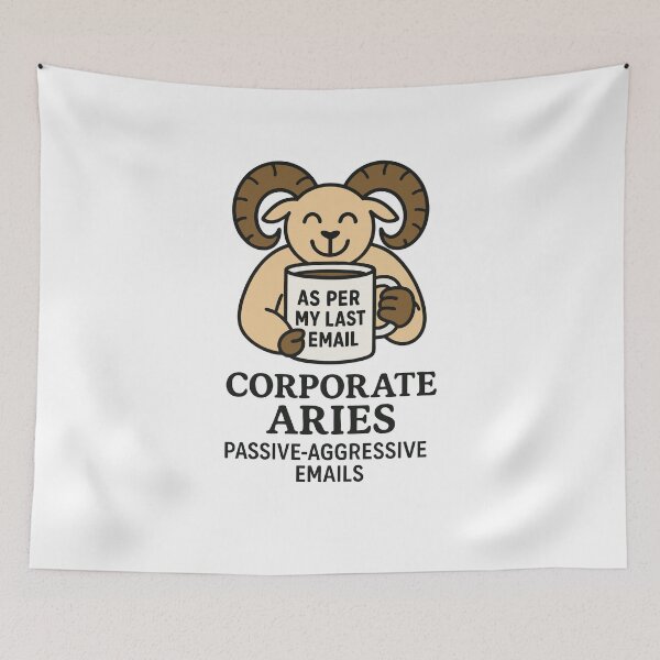 Item preview, Corporate Aries Zodiac Sign designed and sold by BarelyDesigned.