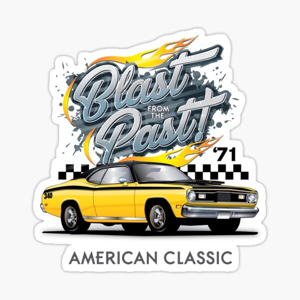 Artikel-Vorschau von Blast From The Past 71 Duster, designt und verkauft von ArtWithImpact.