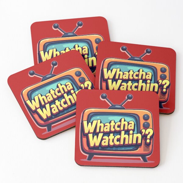 Item preview, Whatcha Watchin’? – Retro TV Vibes designed and sold by Scott Black.
