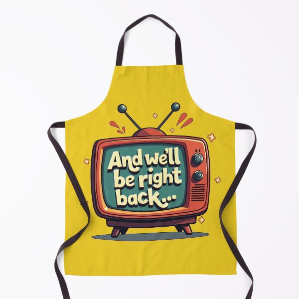 Item preview, We'll Be Right Back – Retro TV Break designed and sold by Scott Black.